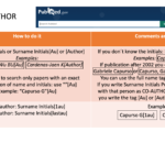 Búsqueda por autor en Pubmed