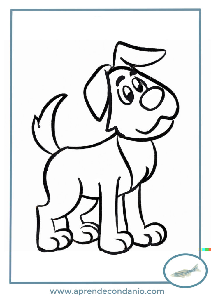 dibujos de perros para colorear